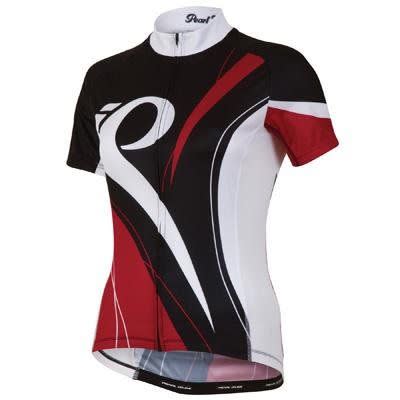 W ELITE LTD JRSY BLACK/CRIMSON SLASH M