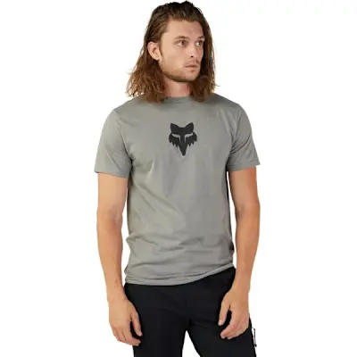 FOX HEAD SS PREM TEE  Heather Graphite XL