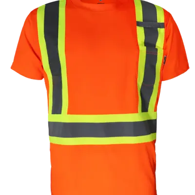 CHANDAIL HAUTE VISIBILITÉ MANCHES COURTES (2XL)