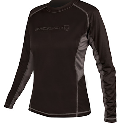 WMNS PULSE L/S T BLK/GRY - M