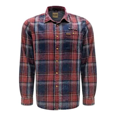 CHEMISE À CARREAUX VINTAGE PIMENT ROUGE HOMME PETIT