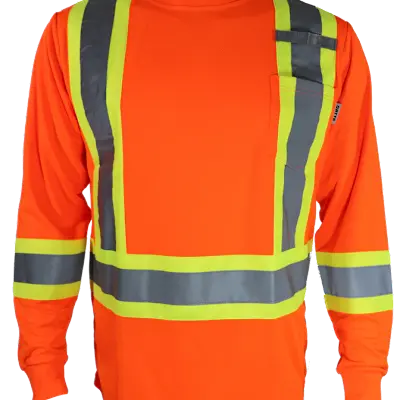 CHANDAIL HAUTE VISIBILITÉ MANCHES LONGUES (XL)