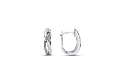 Creolen zilver met zirkonium - 37-70716-610 Creolen zilver met zirkonium - 37-70716-610