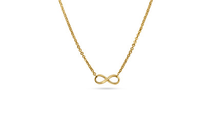 Ketting 18kt geel goud - infinity - 42cm/45cm - NN4275PG Ketting 18kt geel goud - infinity - 42cm/45cm - NN4275PG
