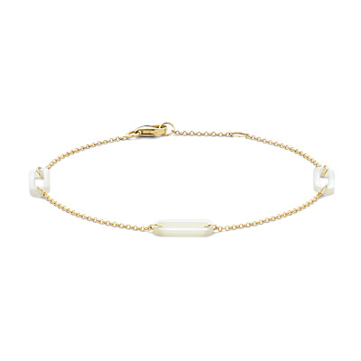 Blush - Armband in 14kt geel goud met parelmoer - 2267YMP