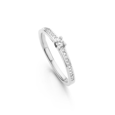 Solitair - verlovingsring 18kt wit goud - RWL1265W10 Solitair - verlovingsring 18kt wit goud - RWL1265W10