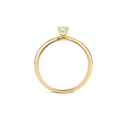 Blush - ring 14kt wit goud met zirkonium - 1132YZI 54