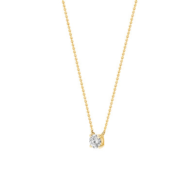 Blush - collier 14kt geel goud met zirkonium - 3049YZI