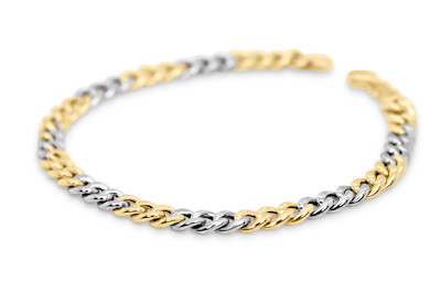 Armband 14kt bi-color - 21cm Armband 14kt bi-color - 21cm