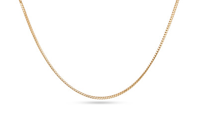 Ketting Franco 14kt geel goud - 55cm