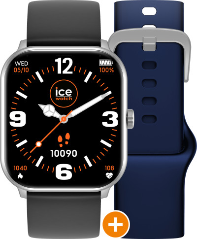 Ice Watch - Ice1.0 RG - 2bands - Silver - Black - Navy -1.85 - 022252