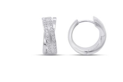 creolen zilver met zirkonium - 37-10285-610-99 creolen zilver met zirkonium - 37-10285-610-99