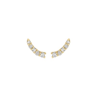 Blush - Oorringen in 14kt geel goud met zirkonium - 7319YZI Blush - Oorringen in 14kt geel goud met zirkonium - 7319YZI