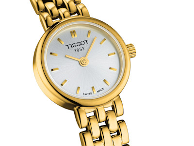 Tissot - Dameshorloge in goudkleurig staal - lovely  - T058.009.33.031.00