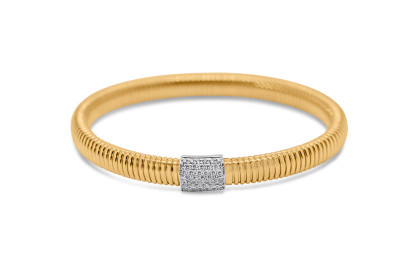 Armband L'art 18kt geel goud met briljant - S89 Armband L'art 18kt geel goud met briljant - S89