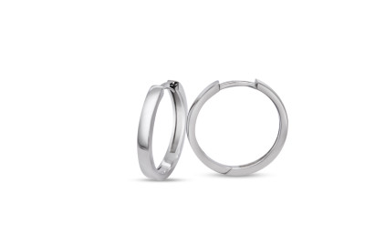 Creolen 18kt wit goud - diam.16,7mm / 2.2mm - 37-00373-0075 Creolen 18kt wit goud - diam.16,7mm / 2.2mm - 37-00373-0075