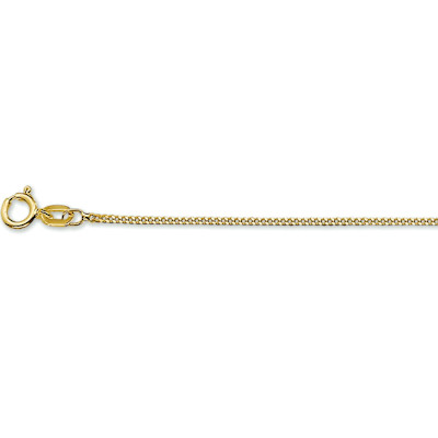 Halsketting in 18kt geel goud - gourmette - 40cm Halsketting in 18kt geel goud - gourmette - 40cm