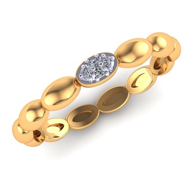 Ring in 18kt geel goud met briljant - 41-31568