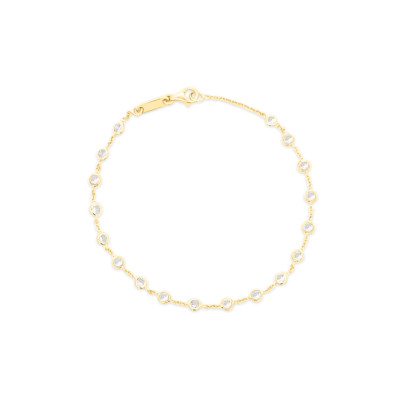 Armband in 18kt geel goud met zirkonium - B11A11218G Armband in 18kt geel goud met zirkonium - B11A11218G