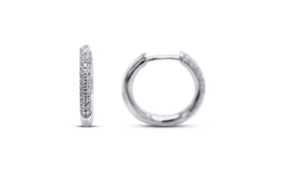 Creolen zilver met zirkonium - 37-10450-610-99 Creolen zilver met zirkonium - 37-10450-610-99