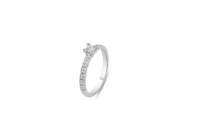 Ring in 18kt met briljant - 10R0193W Ring in 18kt met briljant - 10R0193W