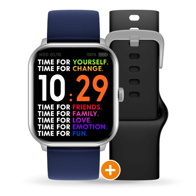 Ice Watch - Ice1.0 RG - 2bands - Silver - Black - Navy -1.85 - 022252 Ice Watch - Ice1.0 RG - 2bands - Silver - Black - Navy -1.85 - 022252