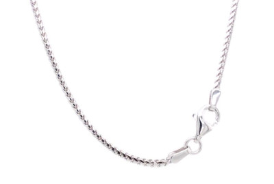 Franco ketting 18kt wit goud 50cm Franco ketting 18kt wit goud 50cm