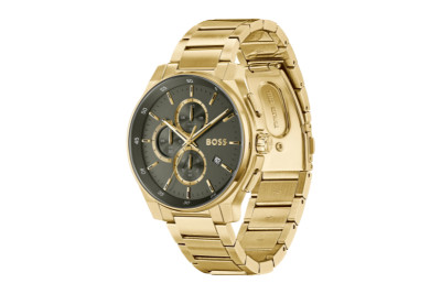 Hugo Boss - Herenhorloge in goudkleurige PVD - 1514190