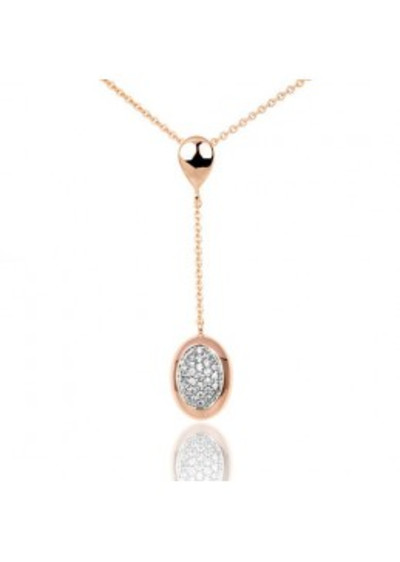 Collier 18kt rood goud met briljanten - 6101493 Collier 18kt rood goud met briljanten - 6101493
