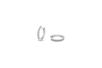 Ooringen zilver creool met zirkonium - 37-10424-610-99 Ooringen zilver creool met zirkonium - 37-10424-610-99