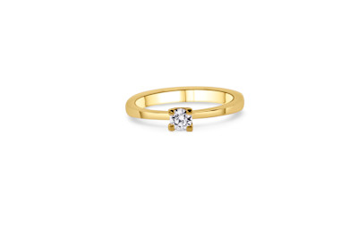 Giorgio Visconti - Solitair - 18kt geel goud met briljant - AG12273C Giorgio Visconti - Solitair - 18kt geel goud met briljant - AG12273C