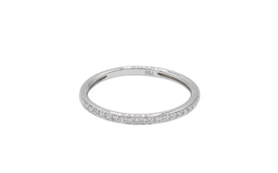 Ring in 18kt wit goud met briljant - E10R0098W/54 Ring in 18kt wit goud met briljant - E10R0098W/54