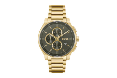 Hugo Boss - Herenhorloge in goudkleurige PVD - 1514190 Hugo Boss - Herenhorloge in goudkleurige PVD - 1514190