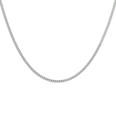 Kettingen zilver gourmette gerhodineerd -45cm - 1306151 Kettingen zilver gourmette gerhodineerd -45cm - 1306151