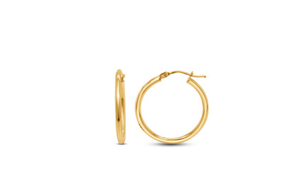 Creolen in 18kt geel goud - B14B14010G Creolen in 18kt geel goud - B14B14010G