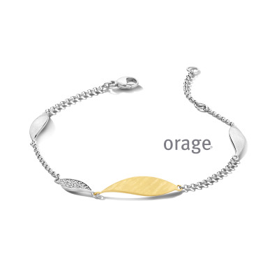 Orage - Armband in meerkleurig zilver met zirkonium - a/9159/19