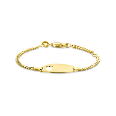 Babynaamplaatje - Graveerplaatje met open hartje - 4034888