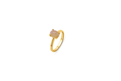 Ring in 18kt geel goud met gele corindon - B11R11092G/5 - 51 Ring in 18kt geel goud met gele corindon - B11R11092G/5 - 51