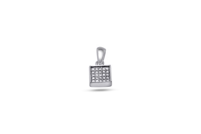 Hanger in zilver met zirkonium - 341398 Hanger in zilver met zirkonium - 341398