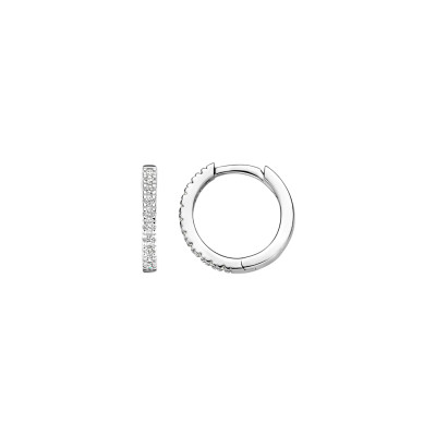 Blush - Creolen in 14kt geel goud met zirkonium - 7307WZI