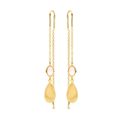 Femme adoree - oorhangers in 18kt geel goud - F11S11246/3 Femme adoree - oorhangers in 18kt geel goud - F11S11246/3