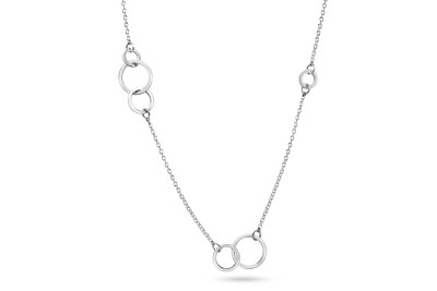 Halsketting in 18kt wit goud - B11C11025W Halsketting in 18kt wit goud - B11C11025W