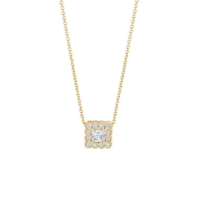 Blush - Halsketting in 14kt geel goud met zirkonium - 3197YZI