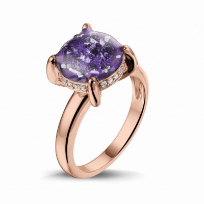 See You - gedenkjuweel - Ring in 14kt rood goud met briljant - RR 003 See You - gedenkjuweel - Ring in 14kt rood goud met briljant - RR 003