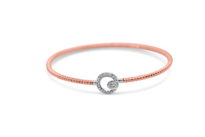 Armband L'art 18kt rood goud met briljant - S297 Armband L'art 18kt rood goud met briljant - S297