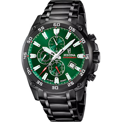 Festina - Herenhorloge in zwart staal - F20735/2 Festina - Herenhorloge in zwart staal - F20735/2