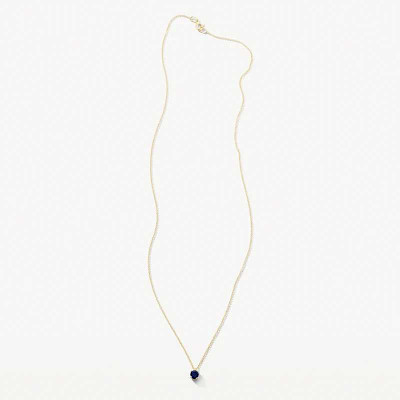 Blush - Halsketting in 14kt met Saffier - 3200YBS Blush - Halsketting in 14kt met Saffier - 3200YBS
