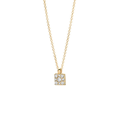 Blush - Halsketting in 14kt geel goud met zirkonium - 3205YZI