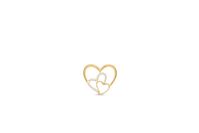 Hanger in 18kt geel goud met briljant - P1464 Hanger in 18kt geel goud met briljant - P1464