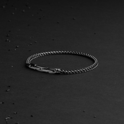 Gemini - Armband in zwart staal - Cito Black m-l